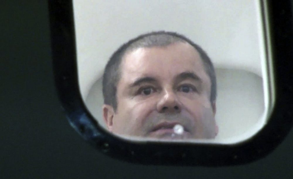 El Chapo Looks Out Window Of Airplane Dea Photo