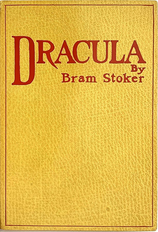 جلد کتاب دراکولا از برام استوکر